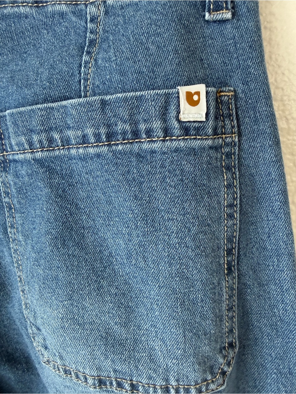 UNIONBAY Soleil Tie-Waist High Rise Wide Leg Denim Jeans Size 9/29W Medium Wash - Picture 8 of 15